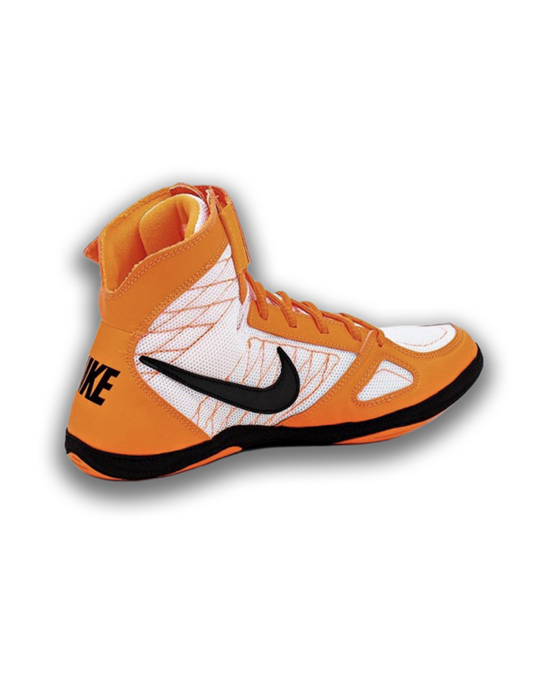 Nike Takedown 4 — Total Orange — Total Orange / White / Black wrestling shoes