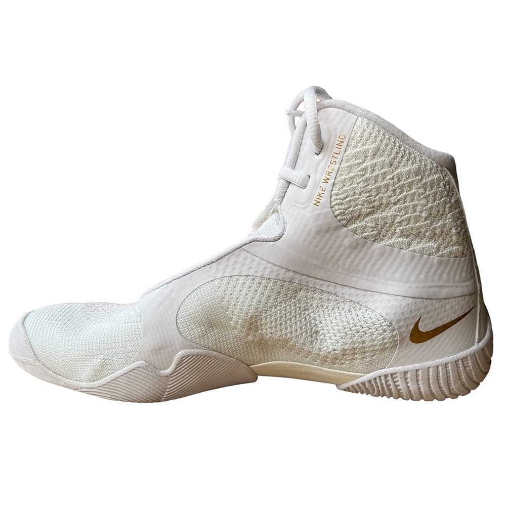 Nike Hypersweep — Phantom Gold — Phantom White / Metallic Gold wrestling shoes