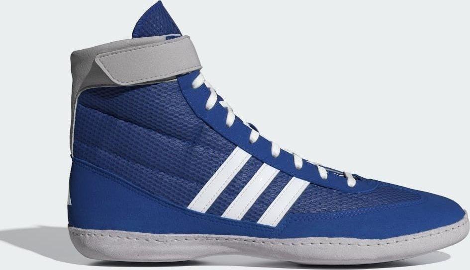 Adidas Combat Speed 4 — Royal Blue — Royal Blue / White / Grey wrestling shoes