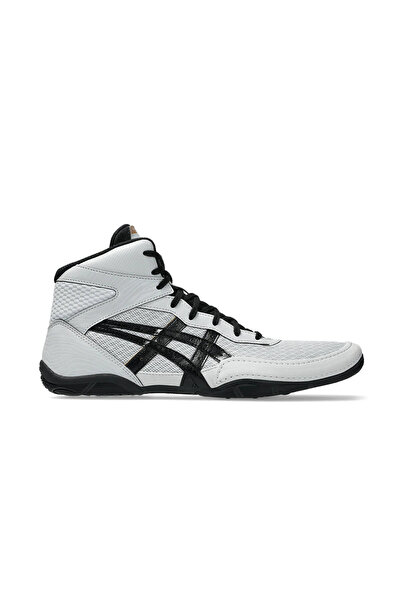 ASICS Matflex 7 — Grey/Black — Piedmont Grey / Black Mesh wrestling shoes